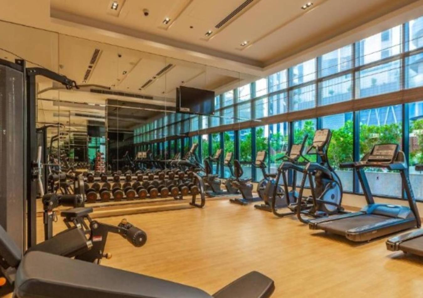 Modern 1Br Apartment, High Floor, Near Dubai Mall מראה חיצוני תמונה