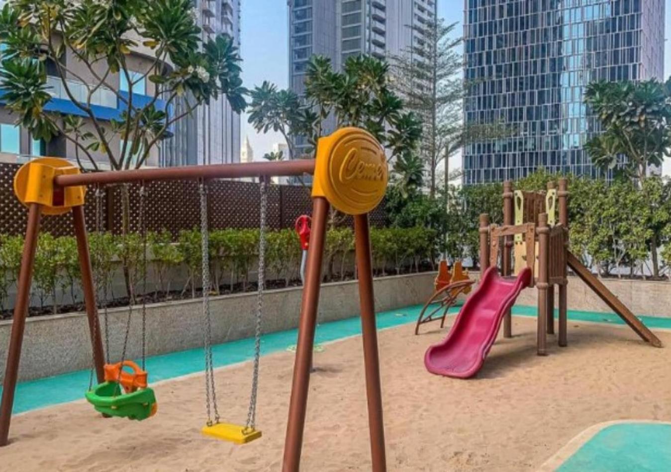 Modern 1Br Apartment, High Floor, Near Dubai Mall מראה חיצוני תמונה