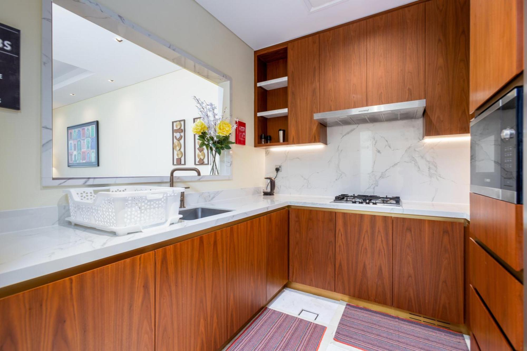 Modern 1Br Apartment, High Floor, Near Dubai Mall מראה חיצוני תמונה