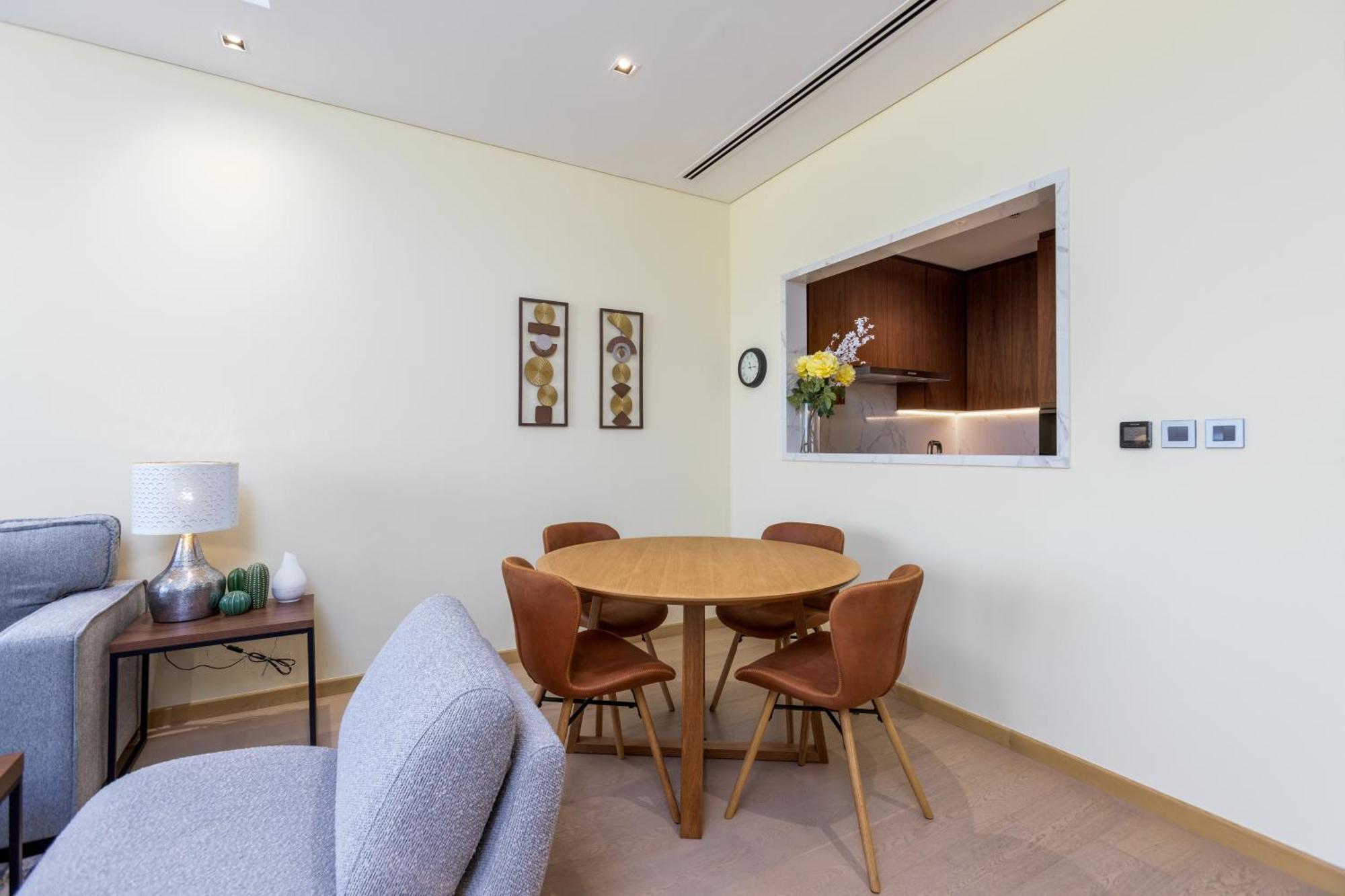 Modern 1Br Apartment, High Floor, Near Dubai Mall מראה חיצוני תמונה